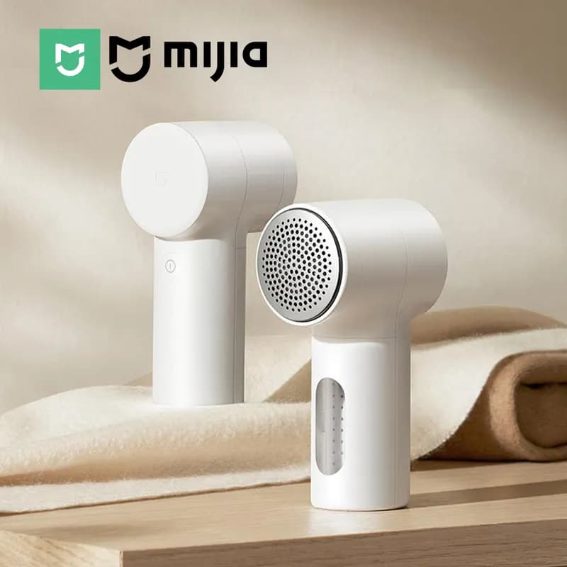מסיר מוך חשמלי שיאומי MIJIA 2 — מחזיר בגדים וסוודרים למראה חדש (6 להבים, שאיבה חזקה, סוללה ל-180 דקות)