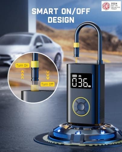 משאבת אוויר ניידת לרכב Fanttik X9 Pro – 150PSI | מבצע - תמונה 5