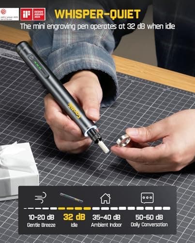 מכשיר רוטרי אלחוטי Fanttik F2 Master — חריטה, ליטוש, שיוף וקידוח | 35 אביזרים, 5 מהירויות - תמונה 4