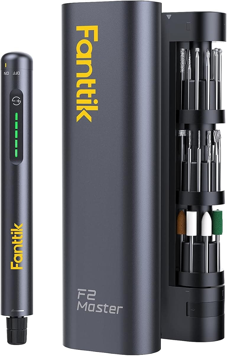 מכשיר רוטרי אלחוטי Fanttik F2 Master — חריטה, ליטוש, שיוף וקידוח | 35 אביזרים, 5 מהירויות
