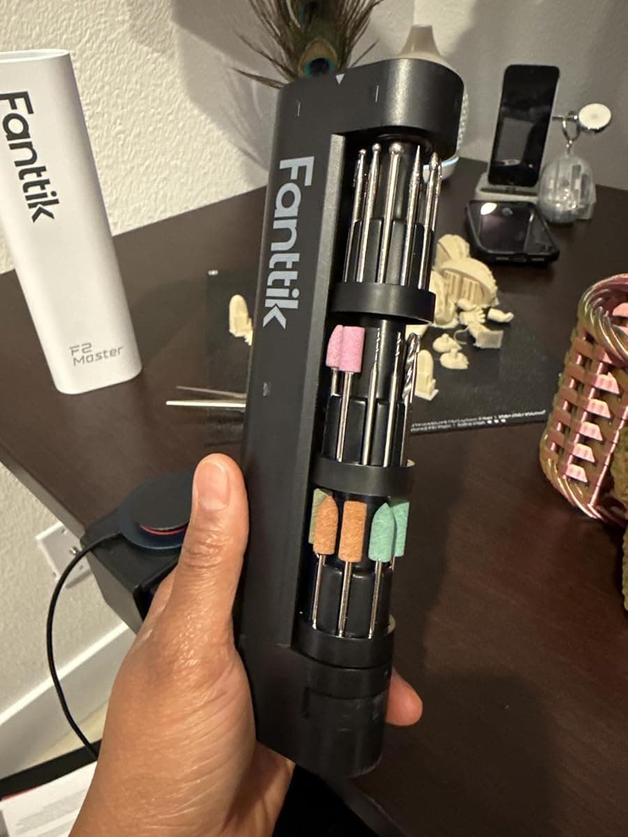 מכשיר רוטרי אלחוטי Fanttik F2 Master — חריטה, ליטוש, שיוף וקידוח | 35 אביזרים, 5 מהירויות - תמונה 5