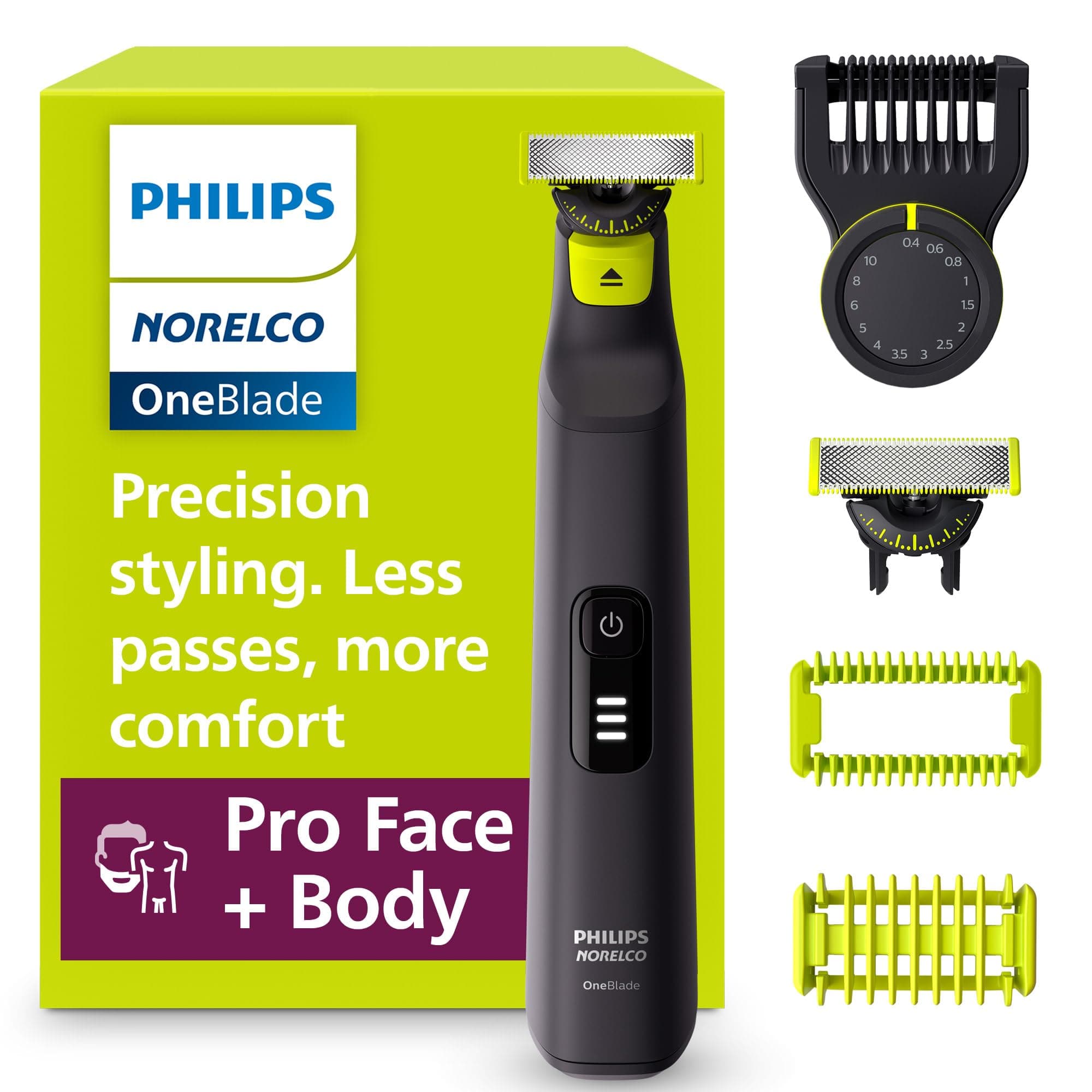 מכונת גילוח וטרימר פיליפס OneBlade Pro 360 🪒